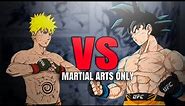 Goku VS Naruto | Martial Arts Only