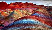 Natural wonders - Rainbow Mountains (China)