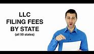 LLC Filing Fees by State