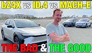 Electric Car Comparison: Ford Mustang Mach-E vs. VW ID.4 vs. Toyota bZ4X | Range, Interior & More