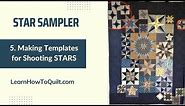 Star Sampler (5) - Making Templates for Shooting Star