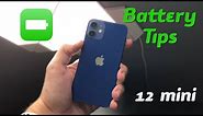iPhone 12 mini Battery Tips & Tricks