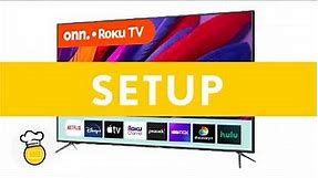 Onn Roku TV 55 Inch 4k Setup