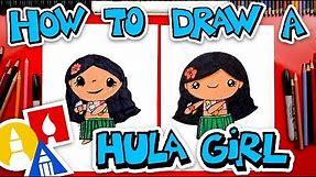 How To Draw A Hula Girl