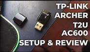 TP-Link Archer T2U AC600 Wireless WiFi USB Adapter Setup & Review!