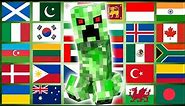 Creeper in 70 Languages Meme