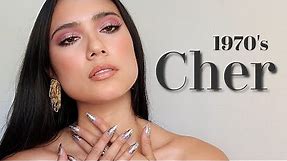 Cher makeup transformation tutorial * #chermakeuptransformation #70schermakeuptransformation