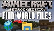 How To Find Your World File in Minecraft Bedrock