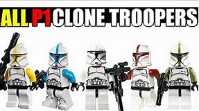 EVERY LEGO Phase 1 Clone Trooper Ever!! | Clone Trooper Review