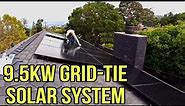 Installing 28 Solar panels 9.5kW array. Enphase micro inverters.