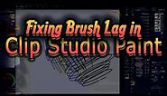 Fix Brush Lag/Stutter in Clip Studio Paint