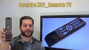 Sceptre X32 REMOTE TV Remote Control - www.ReplacementRemotes.com