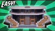 Minecraft: How To Build A Modern Mansion House Tutorial (#23)