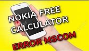 Nokia free calculator solucion error MSCOMCTL.OCX