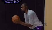 Kevin durant wearing kd 16 purple and black suns colorway #shorts