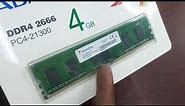 4GB ADATA DDR4 2666 Desktop Ram/Memory