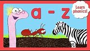 A - Z For Kids | Learn English Words With The Word Worm | Toddler Fun Learning