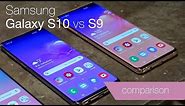 Samsung Galaxy S10 vs S9 comparison