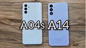Samsung Galaxy A04s vs Samsung Galaxy A14