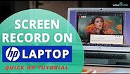(2023) How to Screen Record on HP Laptop || Screen Recorder for PC!