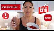 New SlimFast Keto Range - What I eat in a day! Shakes & Bar Review + Keto Recipe #SlimFastKeto UK