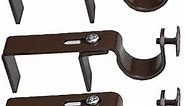 NoNo Bracket - Outside Mounted Blinds Curtain Rod Bracket Attachment (Set of 3)