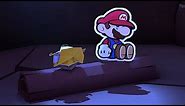 Mario Shows Emotions After Bobby's Death - Paper Mario The Origami King