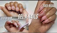 HOW TO APPLY GEL X NAILS STEP BY STEP