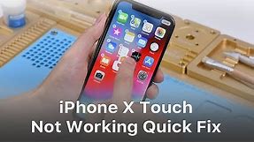 Fix iPhone X Touch Screen Not Working - Troubleshooting Tutorial