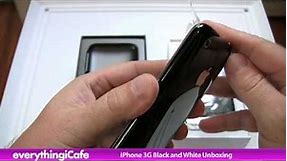 iPhone 3G Black and White Unboxing
