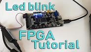FPGA Blinking Led Tutorial Step by Step [ Altera ]