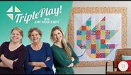 Triple Play: 3 New "Lovely Leaves Quilts with Jenny Doan of Missouri Star (Video Tutorial)