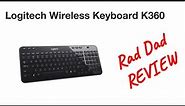 Logitech Wireless Keyboard K360 Review #logitechk360 #logitechkeyboard