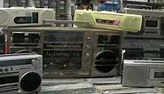Getto blasters Boom Box Collection from 70ties and 80ties