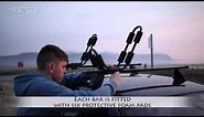 Conwy Kayaks - Heavy Duty Kayak Roof Rack Double J-Bars and Straps