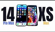 iPhone 14 Pro Max vs iPhone XS Max Speed Test!
