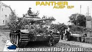 Rare WW2 Panther Ausf.G/F footage - Panzerkampfwagen V.