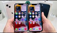 iPhone 13 Pink vs Midnight Color Comparison