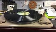 Garrard Type A Record Player SPINDLE Demo