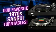Two of Our Favorite Vintage Sansui Turntables