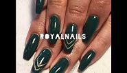 🔥 Elegant Emerald green Nail Designs for you 💓// Chic long and short October nails# October #nails💞
