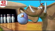 Gazoon | Elephant On A Roll | Funny Animals Cartoons by HooplaKidz TV