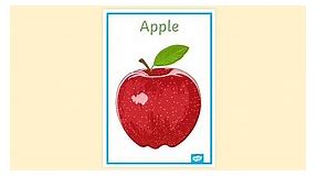 Printable Apple Poster