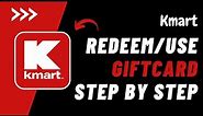 How To Redeem Kmart Gift Card Online !! Use Kmart Gift Card Online 2023