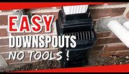 EASY DIY Underground Buried Downspout System 10 Minute FULL Tutorial - Skill Level 1 Minimum Tools