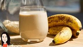 Banana Oatmeal Smoothie - Easy Vegan Breakfast Recipe!