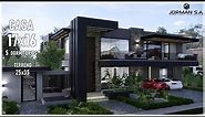 House Design | Modern House Design | 17x16m 2 Storey | 5 Bedrooms
