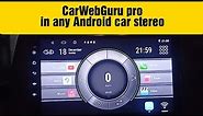 💥😱How to free download & Install CarWebGuru pro car launcher in any android car stereo