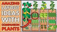 5 SQUARE FOOT GARDENING Layout Ideas With COMPANION PLANTS (Beginners - Get Inspired)