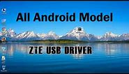 How to Install ZTE USB Driver for all Models | Android phone driver